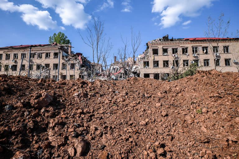 Un sanatorio destruido en Soledad, una ciudad que se convirtió en obsesión para el Kremlin. POLITICA Europa Press/Contacto/Rick Mave