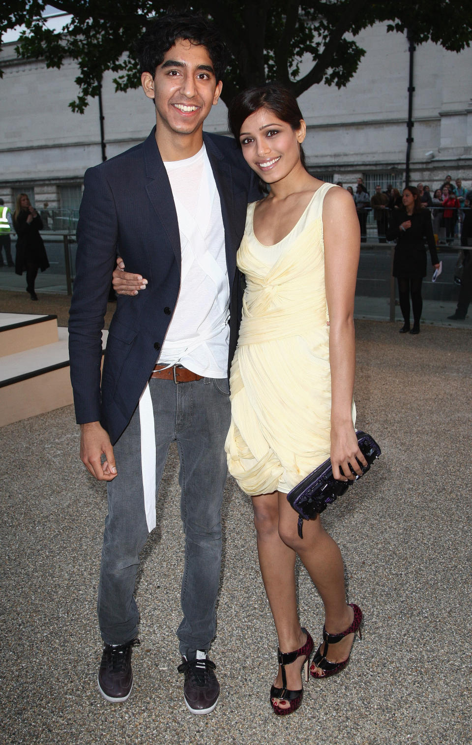 Patel and Pinto at the Burberry Prorsum Spring/Summer 2010 Show at Rootstein Hopkins Parade Ground during London Fashion Week on Sept. 22, 2009.