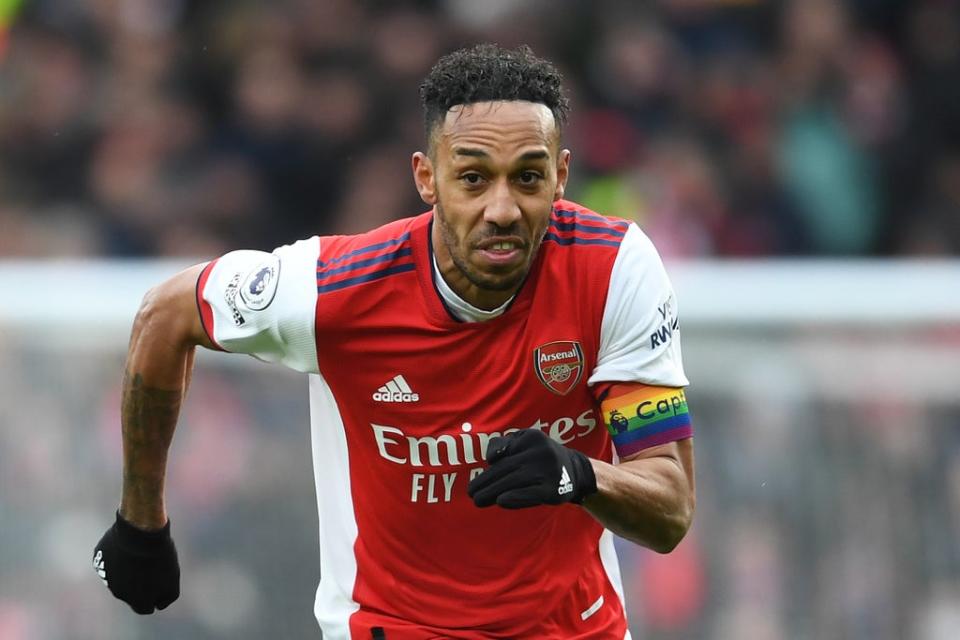 Pierre-Emerick Aubameyang did not feature for Gabon at the Africa Cup of Nations  (Arsenal FC via Getty Images)