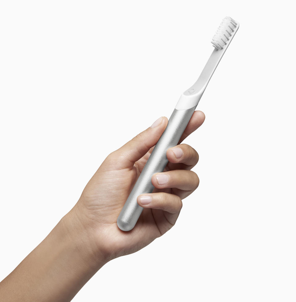 Never worry about the state of your toothbrush's bristles thanks to the brand's auto-replenishment option. (Photo: Quip)