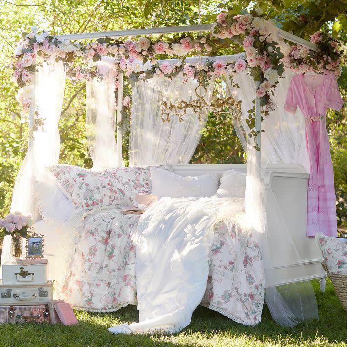 This Pottery Barn and LoveShackFancy Collection Is the Dream Regencycore Collab