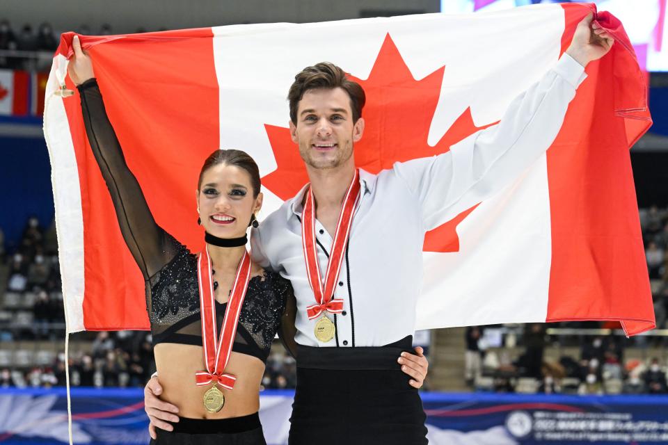 Canadian ice dancer Nikolaj Sørensen and his partner, Laurence Fournier Beaudry, are scheduled to begin competition in the world championships Friday.