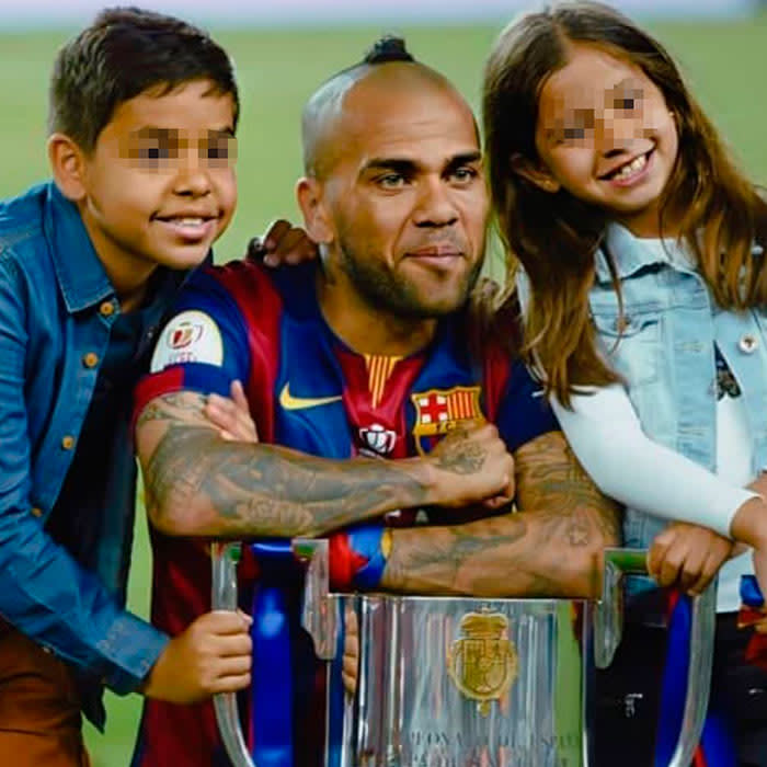 Hijos de Dani Alves, Daniel y Victoria