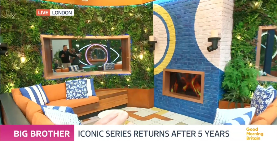 Richard Arnold treated GMB viewers to a look at the new Big Brother house. (ITV)