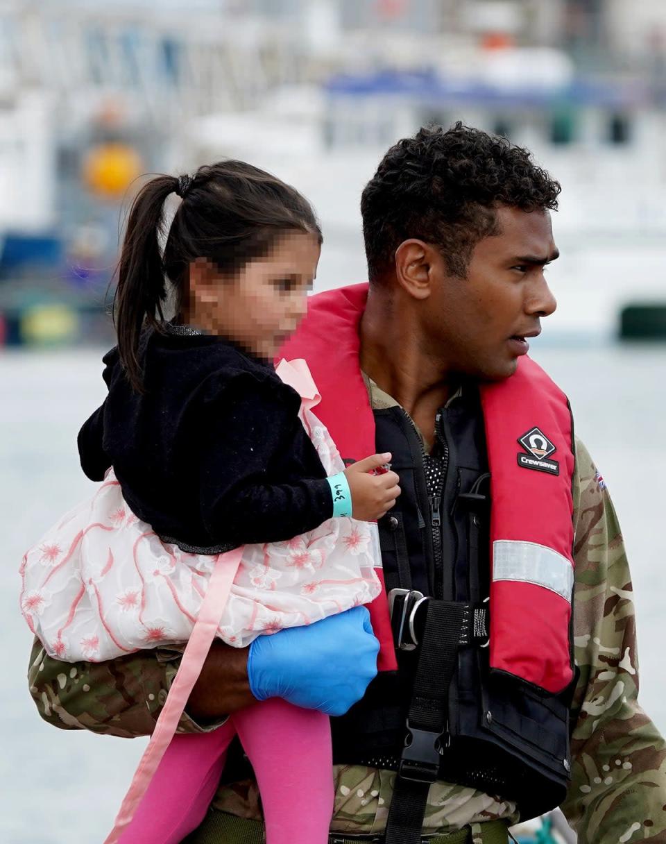 More than 15,000 migrants have arrived in the UK this year after crossing the Channel (Gareth Fuller/PA) (PA Wire)