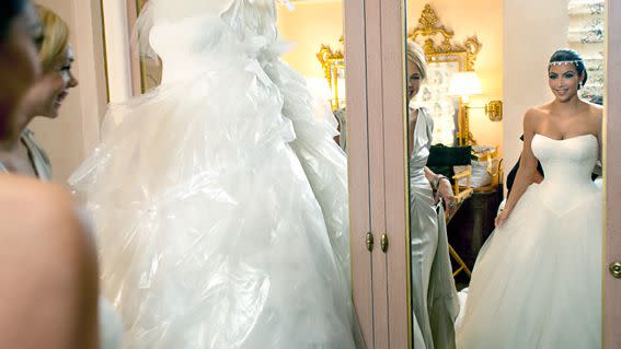 A Glimpse At The Bridal Gown