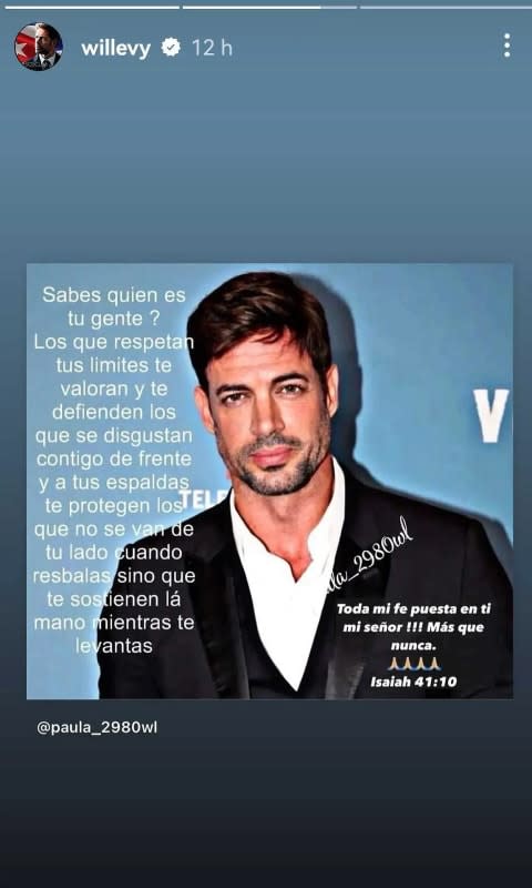 Los mensajes de William Levy han levantado los rumores sobre una posible crisis con Elizabeth Gutiérrez