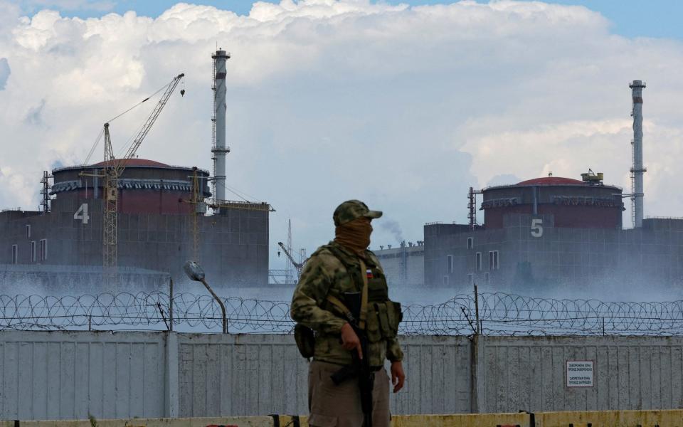 Clashes at the Zaporizhzhia nuclear power plant have prompted international warnings of a radioactive disaster - ALEXANDER ERMOCHENKO /REUTERS