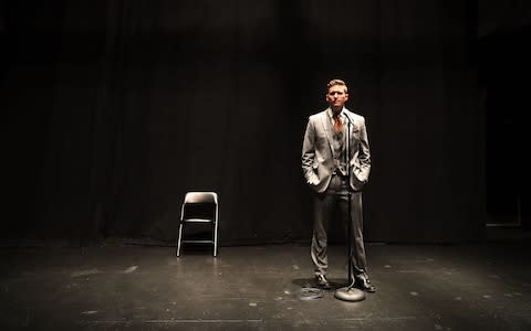 White nationalist Richard Spencer, who popularised the term "alt-right" during a press conference at the Curtis M. Phillips Center for the Performing Arts on October 19, 2017 in Gainesville, Florida - Credit: Getty