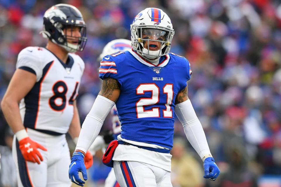 Jordan Poyer and the Buffalo Bills host the Denver Broncos to close out Week 10.