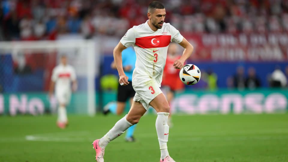 Demiral scored a brace to put Turkey through to the quarterfinals. - Robert Michael/picture alliance/Getty Images