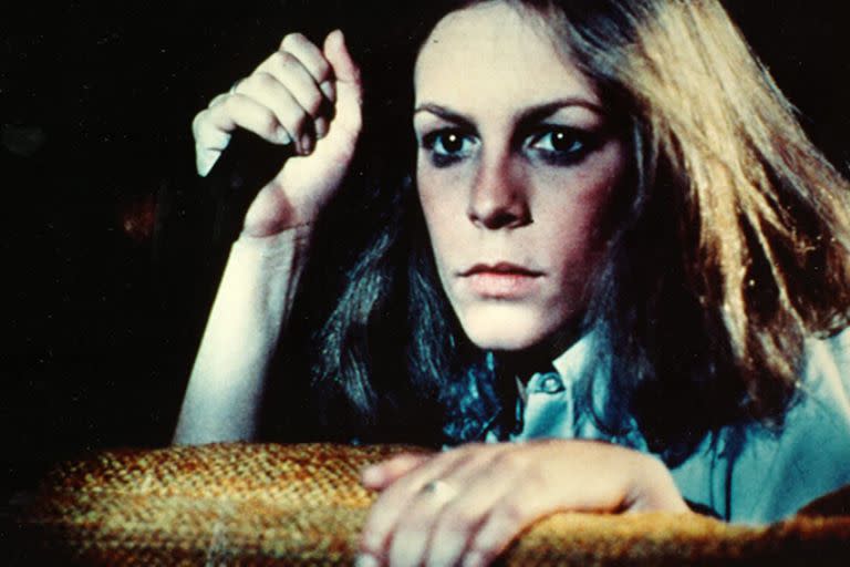 Jamie Lee Curtis, en una escena de Halloween (1978)