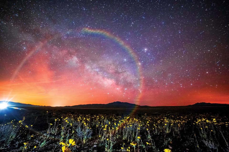 <p>Light pollution stops the views of the night sky for many, but these breathtaking photos show its real beauty. (SKYGLOW/CATERS NEWS) </p>
