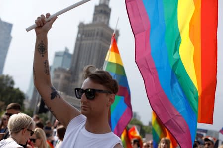 "Equality Parade" rally in support of the LGBT community in Warsaw