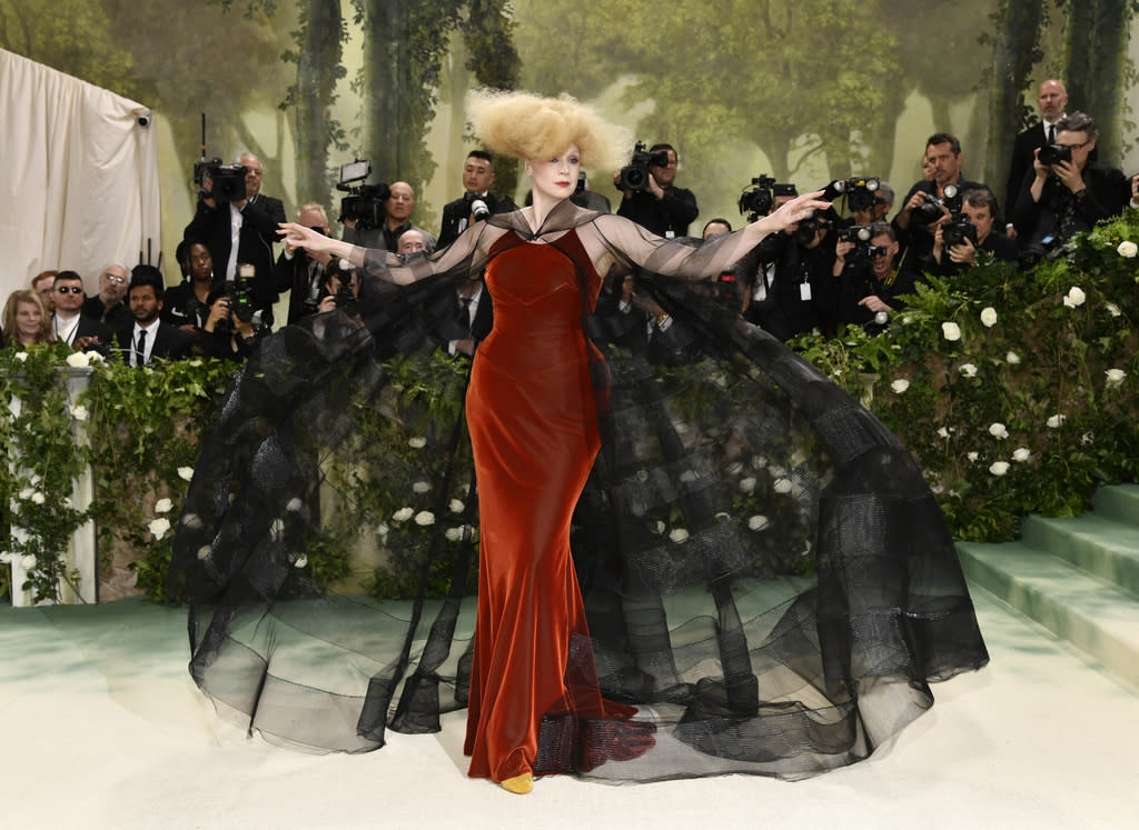 Gwendoline Christie attends The Metropolitan Museum of Art's Costume Institute benefit gala.
