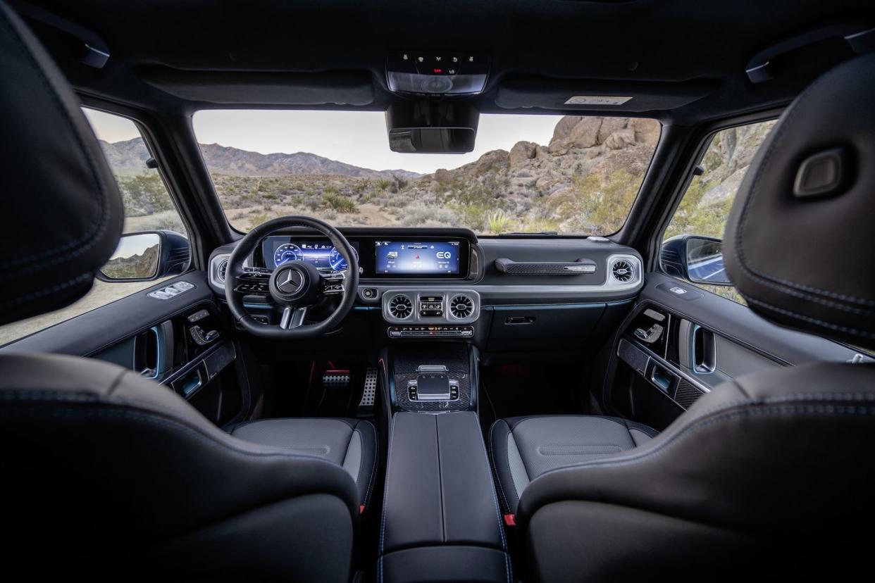 mercedes benz g 580 with eq technology press images