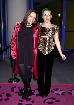 Charlotte Caffey and Jane Wiedlin of The Go-Gos at the Hollywood premiere of Josie and the Pussycats