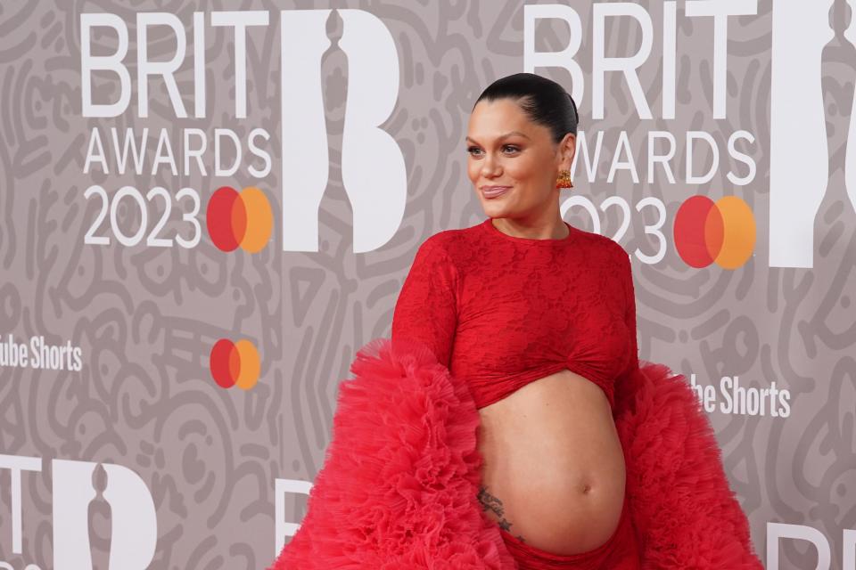 Jessie J attending the Brit Awards 2023 at the O2 Arena, London (Ian West/PA) (PA Wire)