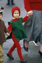 <p>Prince Harry dressed as a red goblin for his nursery school Nativity play. </p>