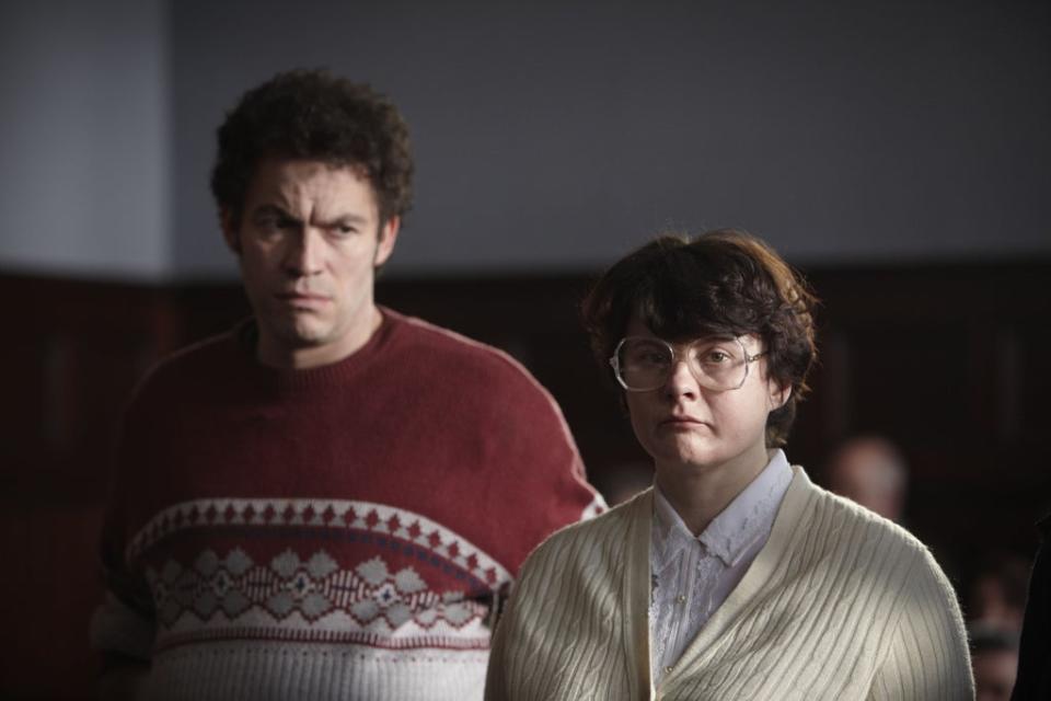 Murderous marriage: Dominic West and Monica Dolan as Fred and Rose West in ‘Appropriate Adult’ (ITV/Shutterstock)