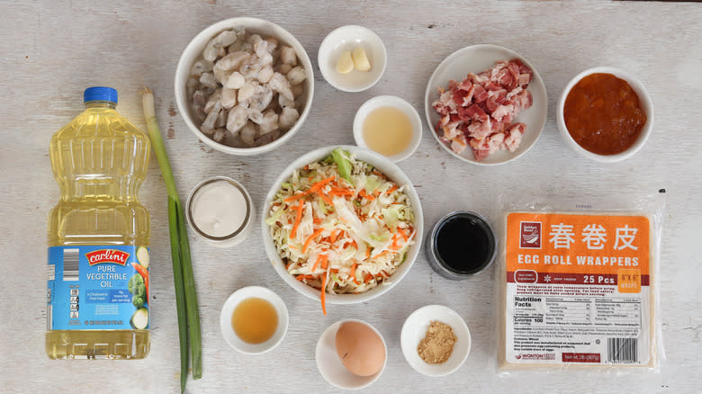 shrimp egg roll ingredients