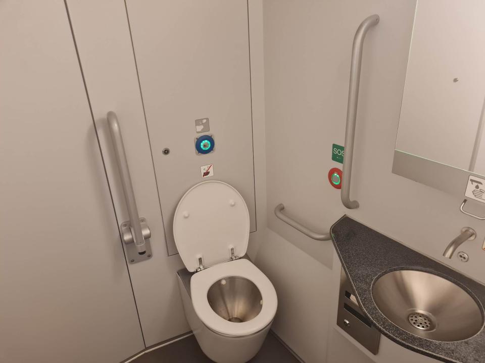 train bathroom