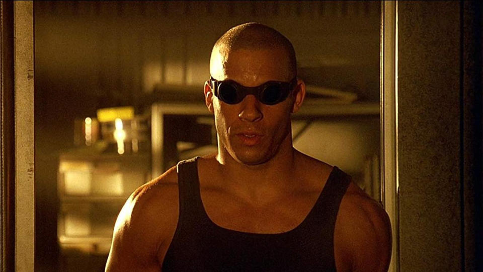 Vin Diesel in 'Pitch Black'. (Credit: Arrow Video)