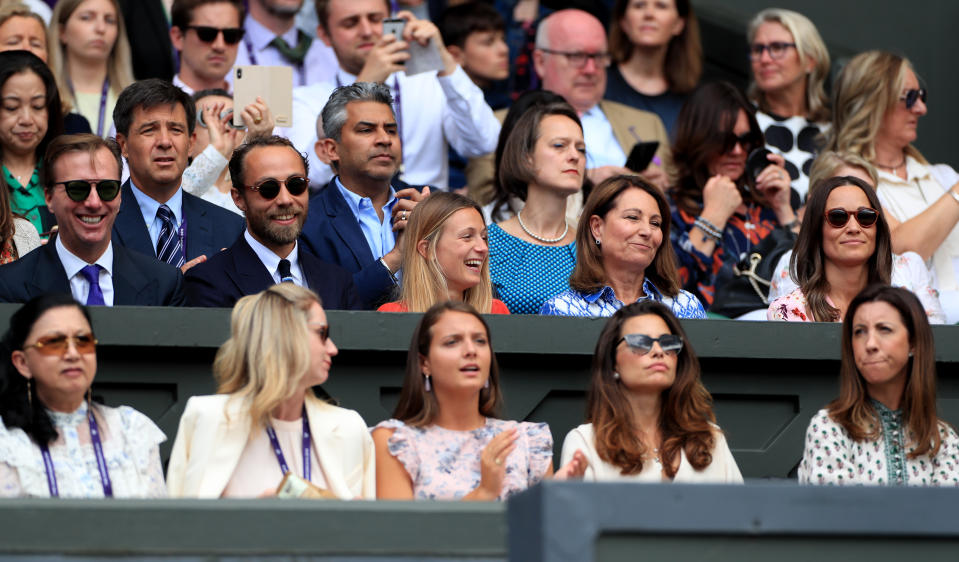 Also gracing the royal box was Avengers star Tom Hiddleston