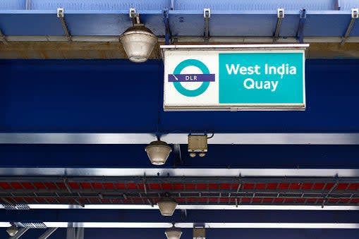 West India Quay station was closed after a stabbing. (istock)