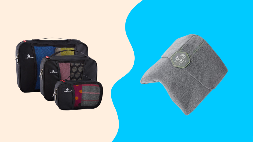Shop the best summer travel accessory deals on packing cubes, travel pillows and more.