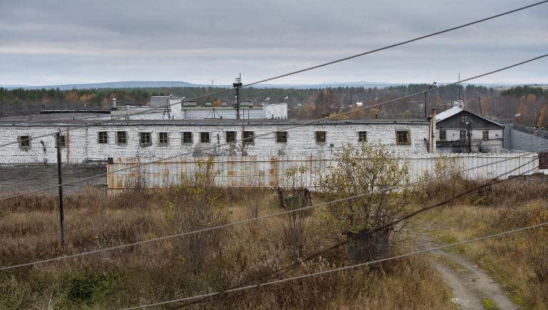 Greenpeace picture on October 4, 2013, of the Apitity Detention Centre, Murmansk Oblast, where eight Greenpeace activists are held on remand