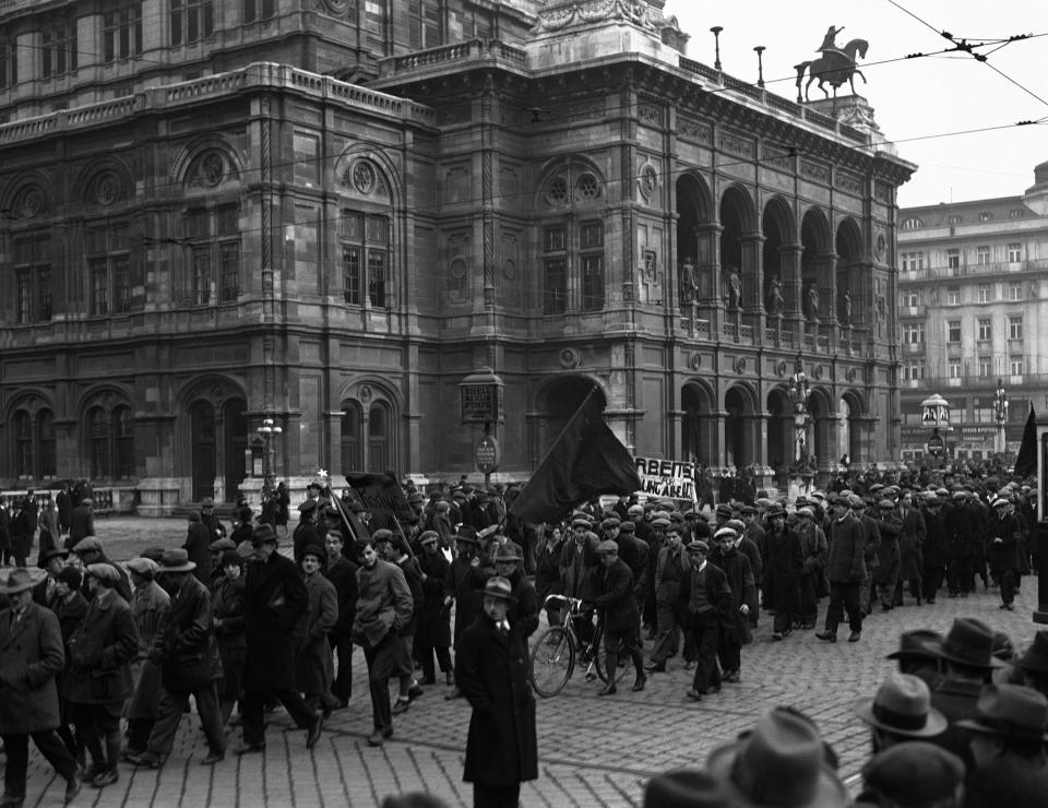 austria unemployment demo