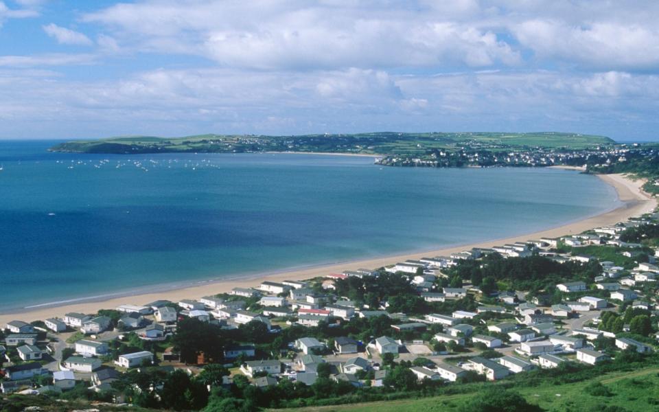 A bay and beach on the Lleyn Peninsula