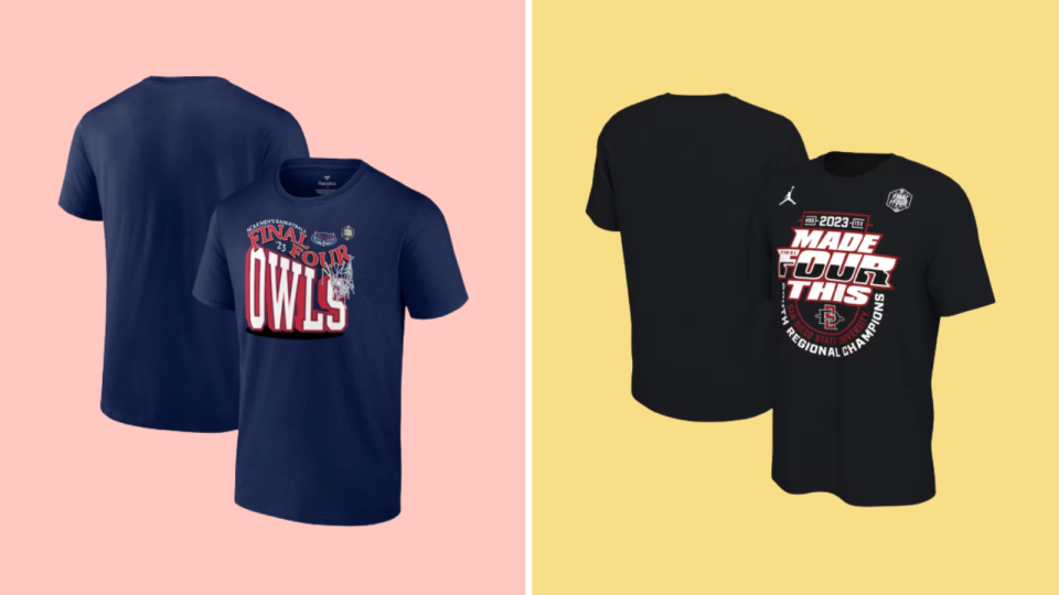 Show support for your favorite team with March Madness apparel.