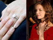 Tom Cruise le pidió la mano a la guapísima Katie Holmes con un anillo muy simple y delicado, pero no así barato. El ejemplar cuesta casi $2 millones de dólares. ¿Lo guardará todavía Katie?