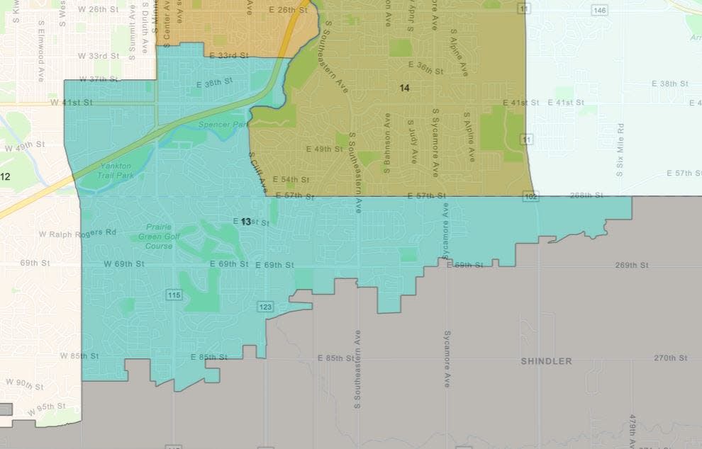 South Dakota Legislative District 13