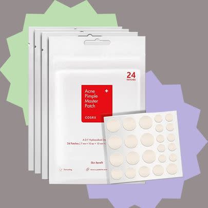 A translucent protective acne patch that can be worn during the day