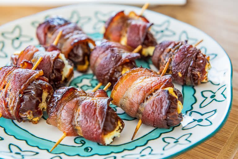 Bacon-Wrapped Stuffed Dates