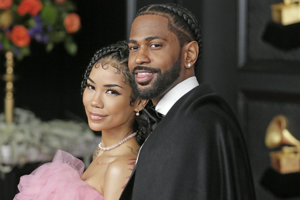 LOS ANGELES - MARCH 14: Jhene Aiko and Big Sean at THE 63rd ANNUAL GRAMMY® AWARDS, broadcast live from the STAPLES Center in Los Angeles, Sunday, March 14, 2021 (8:00-11:30 PM, live ET/5:00-8:30 PM, live PT) on the CBS Television Network and Paramount+. (Photo by Francis Specker/CBS via Getty Images)