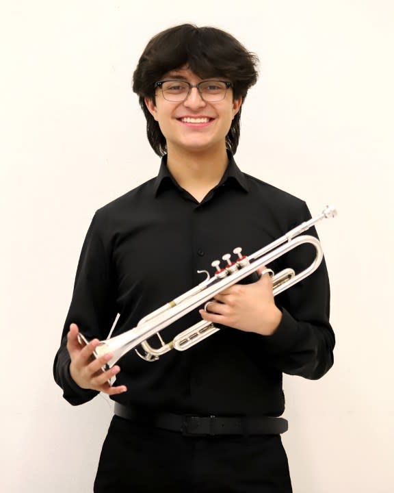 Andre Gomez, All-State Jazz Band Trumpet, Chapin High School <em> Photos: EPISD</em>