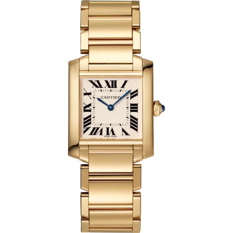 Cartier Tank腕錶，價值1萬7800英鎊（約新台幣70萬元）。（翻攝品牌官網）