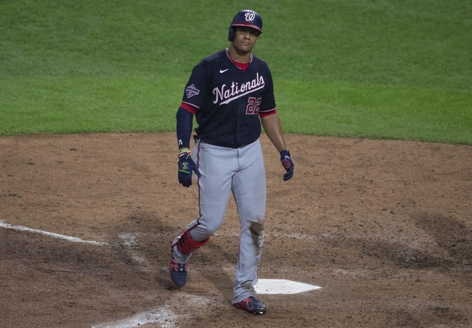 Juan Soto and the Nationals may not have that 2019 magic in them. (Photo by Mitchell Leff/Getty Images)