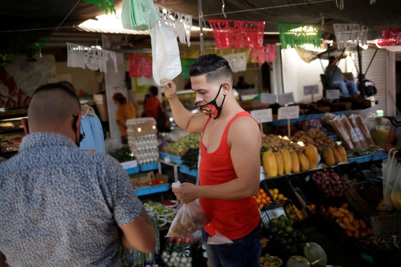 A migrant under the program "Remain in Mexico", works in Ciudad Juarez