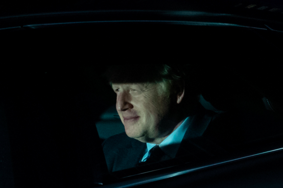 Boris Johnson suffered his first major defeat as PM on Tuesday night (SWNS)