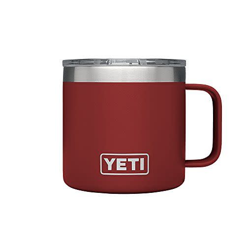 <p><strong>YETI</strong></p><p>amazon.com</p><p><strong>$49.99</strong></p><p><a href="https://www.amazon.com/dp/B0773SN3GX?tag=syn-yahoo-20&ascsubtag=%5Bartid%7C10055.g.4523%5Bsrc%7Cyahoo-us" rel="nofollow noopener" target="_blank" data-ylk="slk:Shop Now;elm:context_link;itc:0;sec:content-canvas" class="link ">Shop Now</a></p><p>He can use this insulated mug on his next camping trip or simply when he doesn't want his morning brew to get cold. It even comes with a dishwasher-safe lid, so that he can take this mug with him when he's on the go.</p>