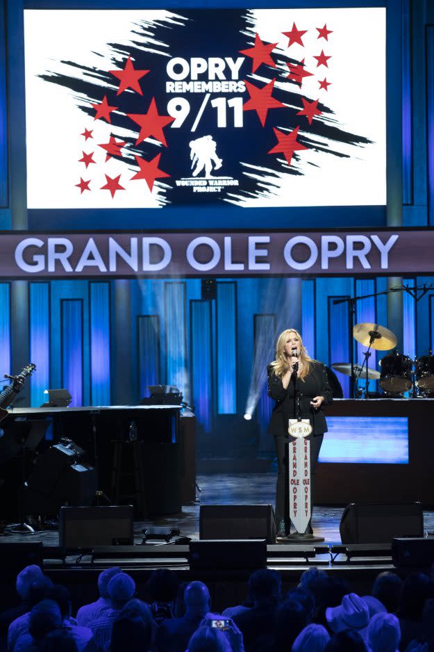 Trisha Yearwood performs and remembers 9/11 on “Opry Live” - Credit: Chris Hollo / Hollo Photographic