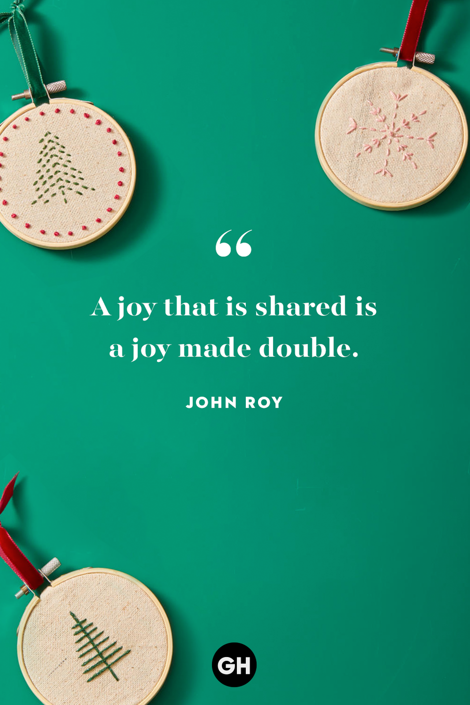 <p>A joy that is shared is a joy made double.</p>