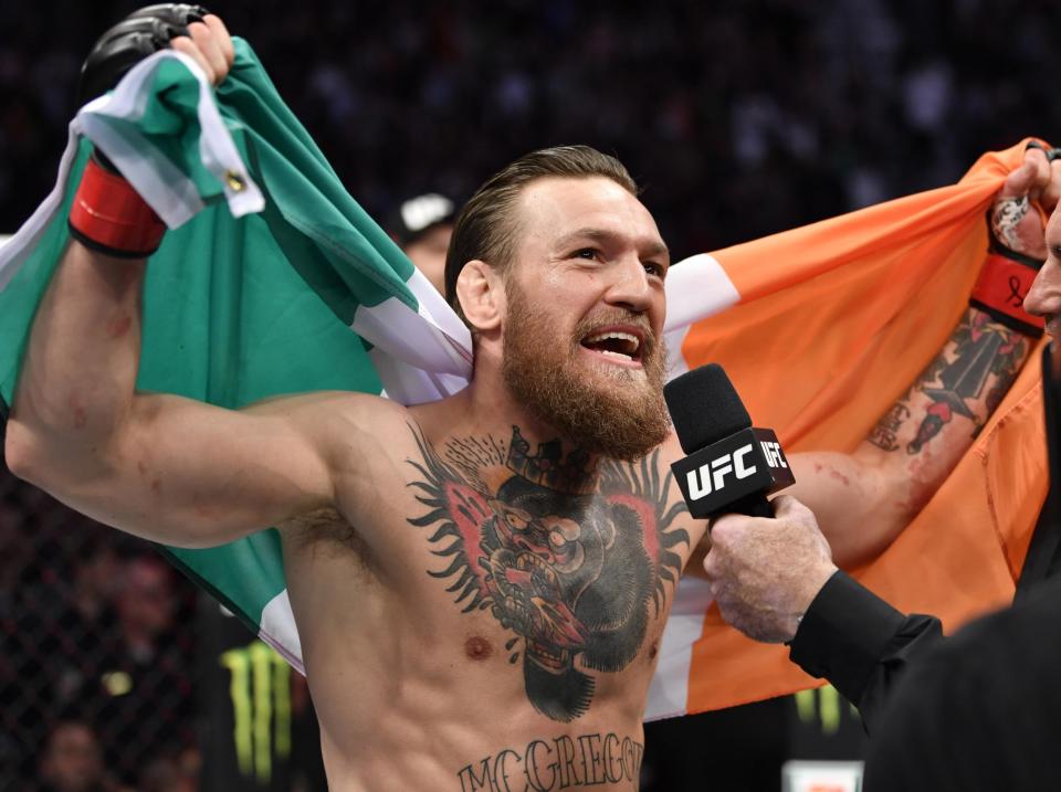 Conor McGregor defeated Donald Cerrone at UFC 246: Getty