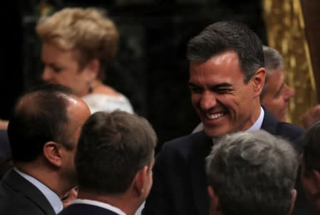 Investiture debate at the Parliament in Madrid