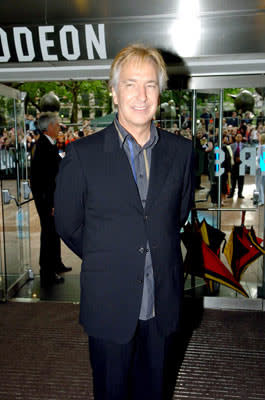 Alan Rickman at the London premiere of Warner Brothers' Harry Potter and the Prisoner of Azkaban